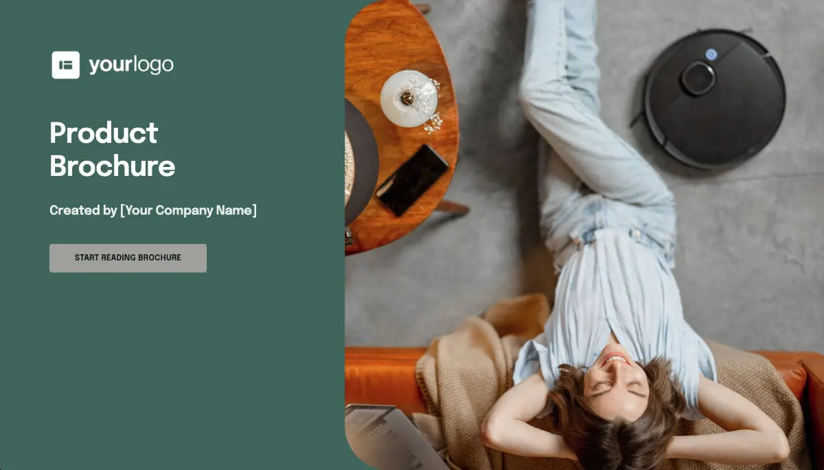 Product Brochure Template - Visually Stunning Cover