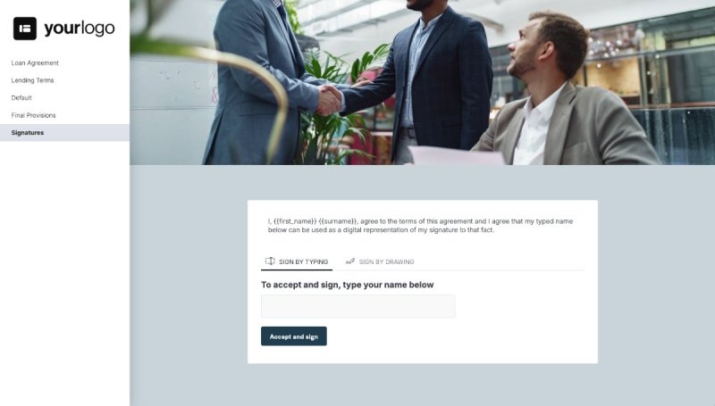 Simple Loan Agreement Template - Legally Binding Digital Signatures