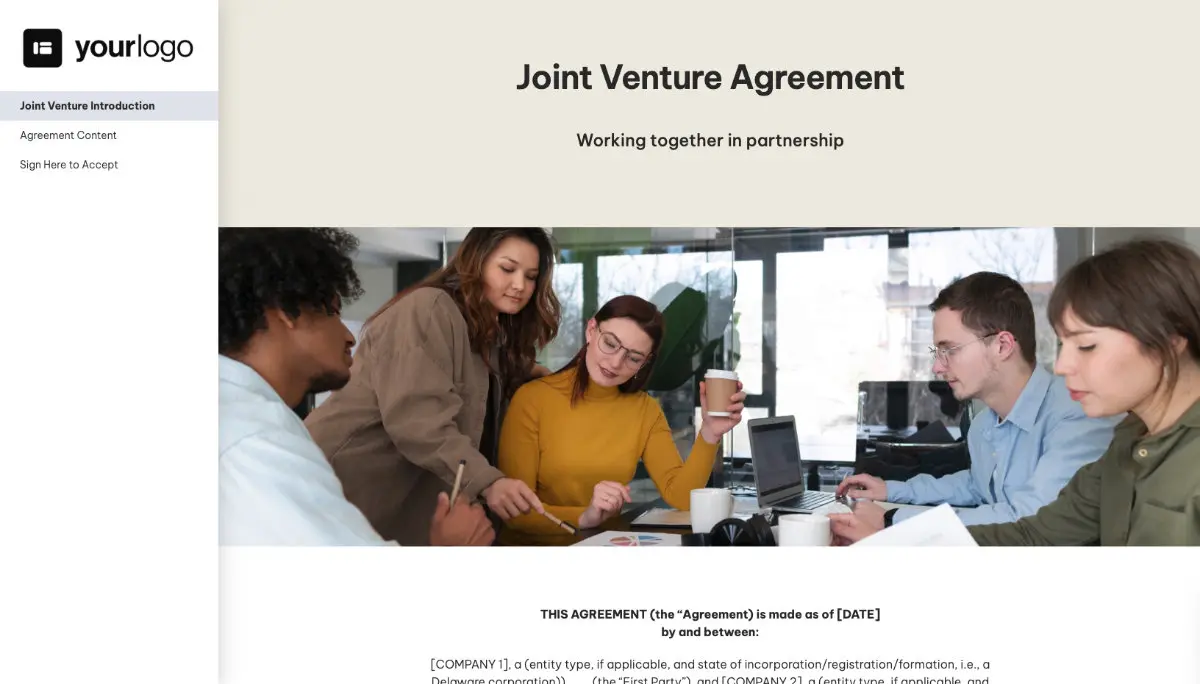 Joint Venture Agreement Template (UK) - The legal basics