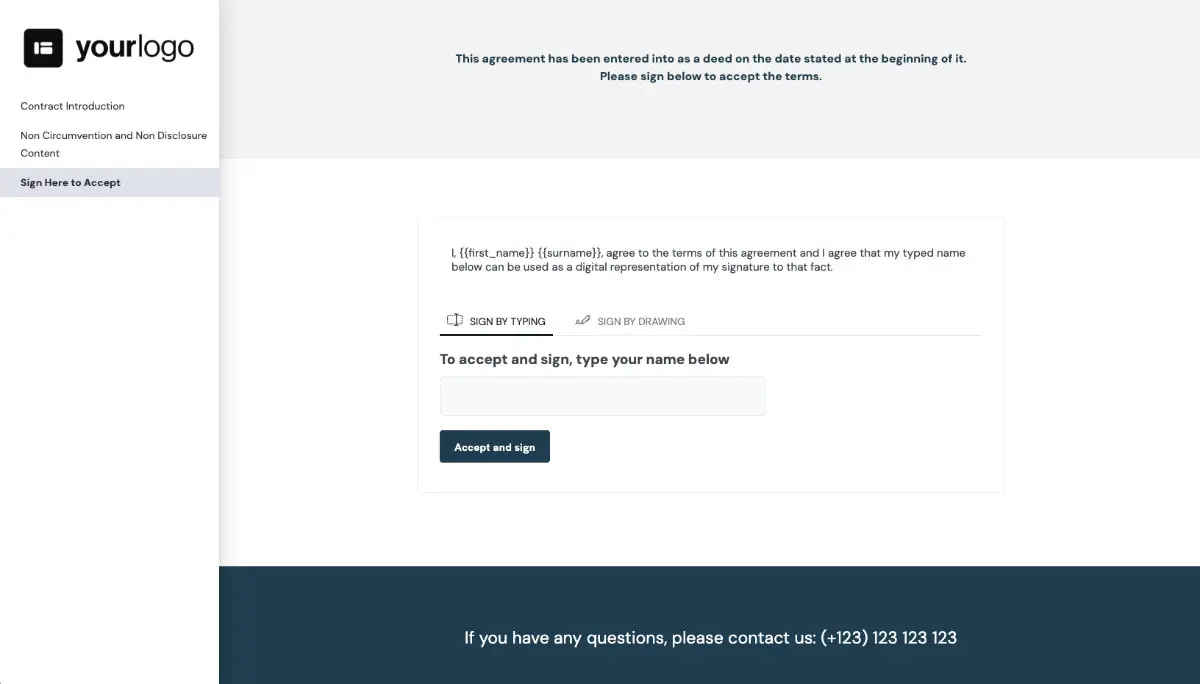 Non Circumvention Agreement Template (UK) - Legally Binding Digital Signatures