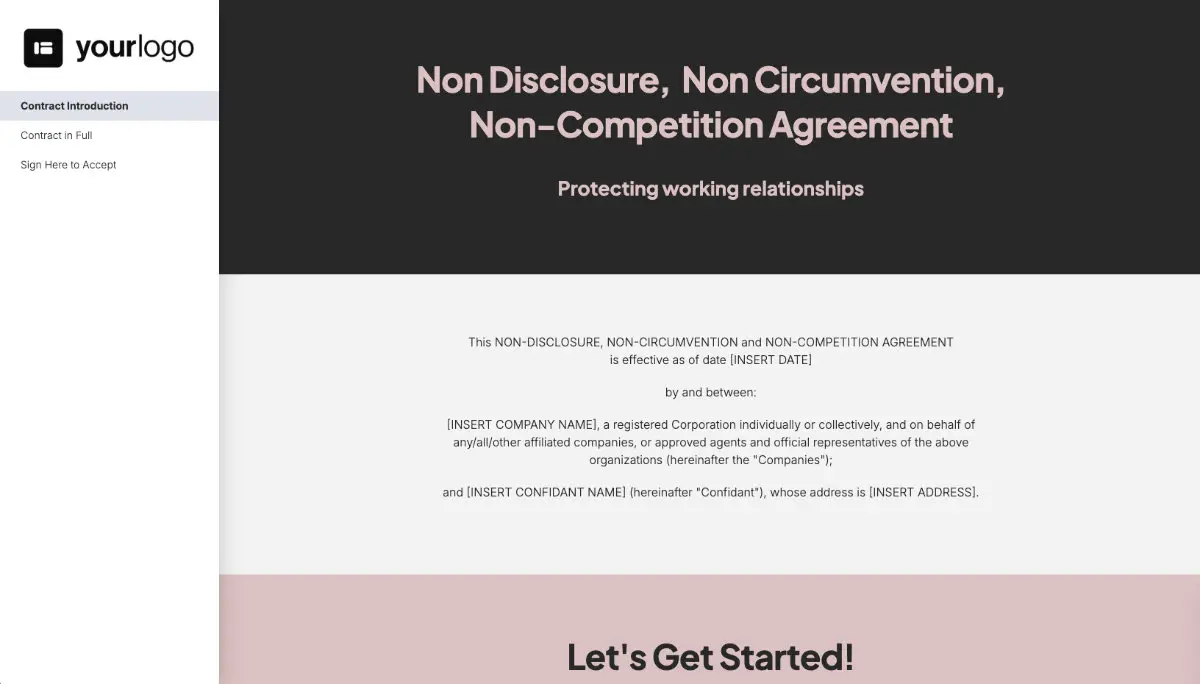 Non Circumvention Agreement Template (US) Slide 2