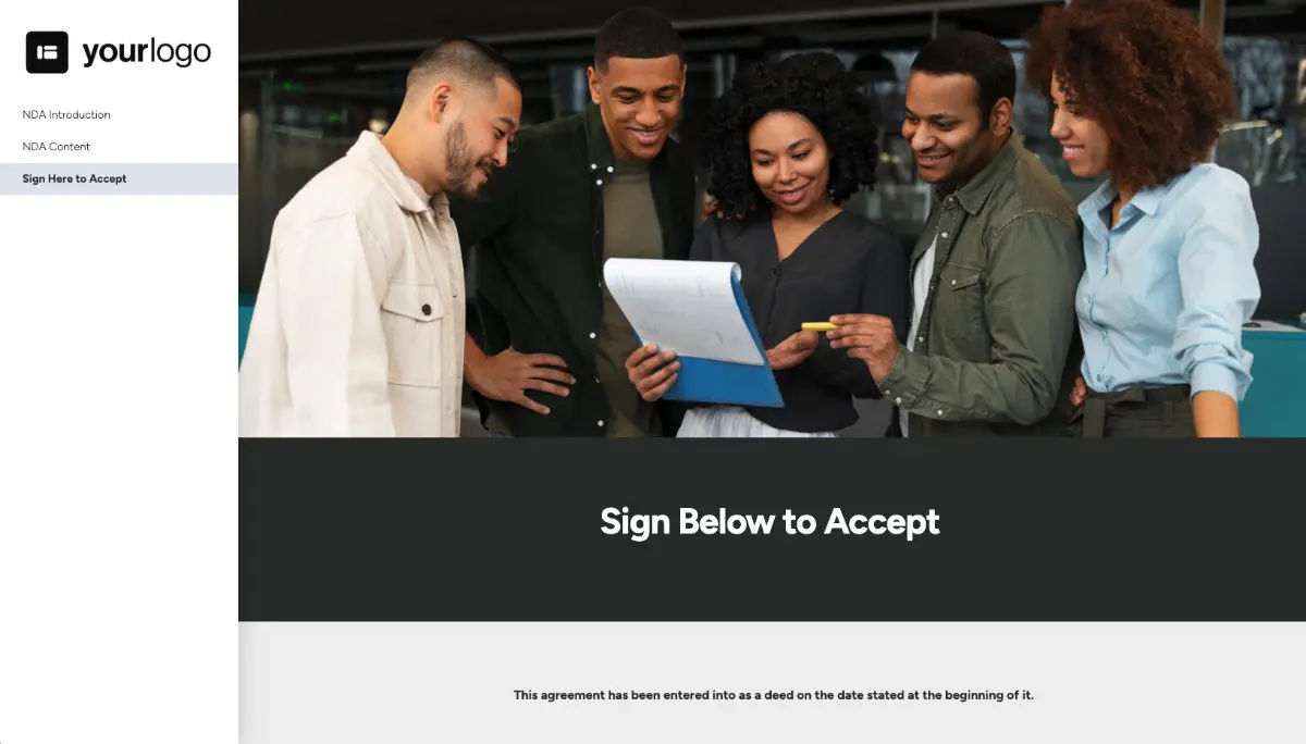Non Disclosure Agreement Template (UK) - Legally Binding Digital Signatures