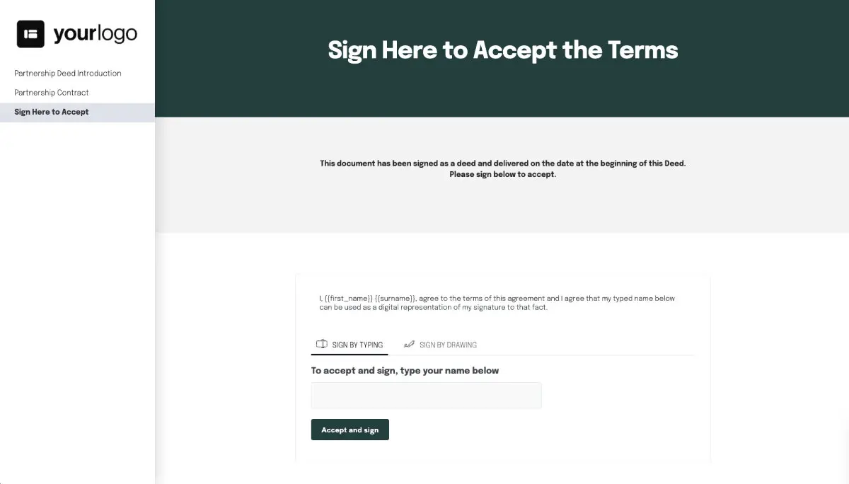 Partnership Contract Template (UK) Slide 4