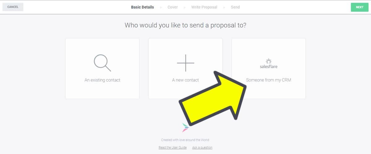 Connect Salesflare to Better Proposals - Step1
