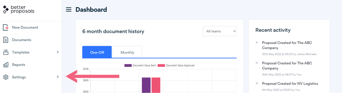 Connect wrike to Better Proposals - Step1