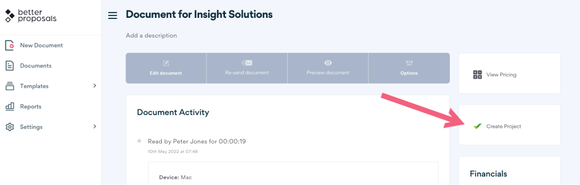 Connect wrike to Better Proposals - Step2