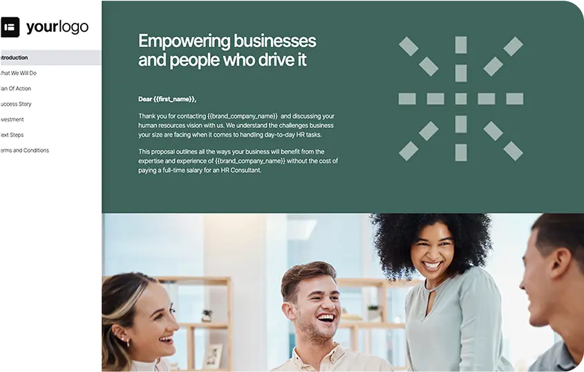 Better Proposals Template