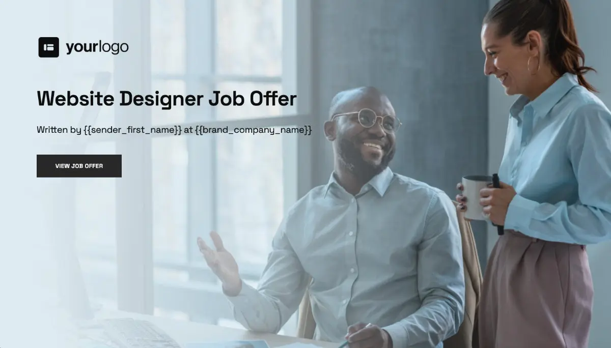 Website Designer Job Offer Template