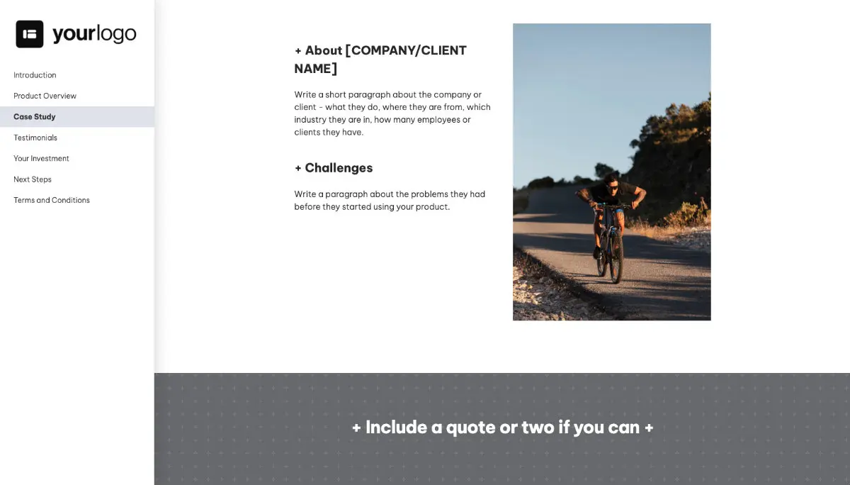 General Product Proposal Template - Dark Purple Slide 4