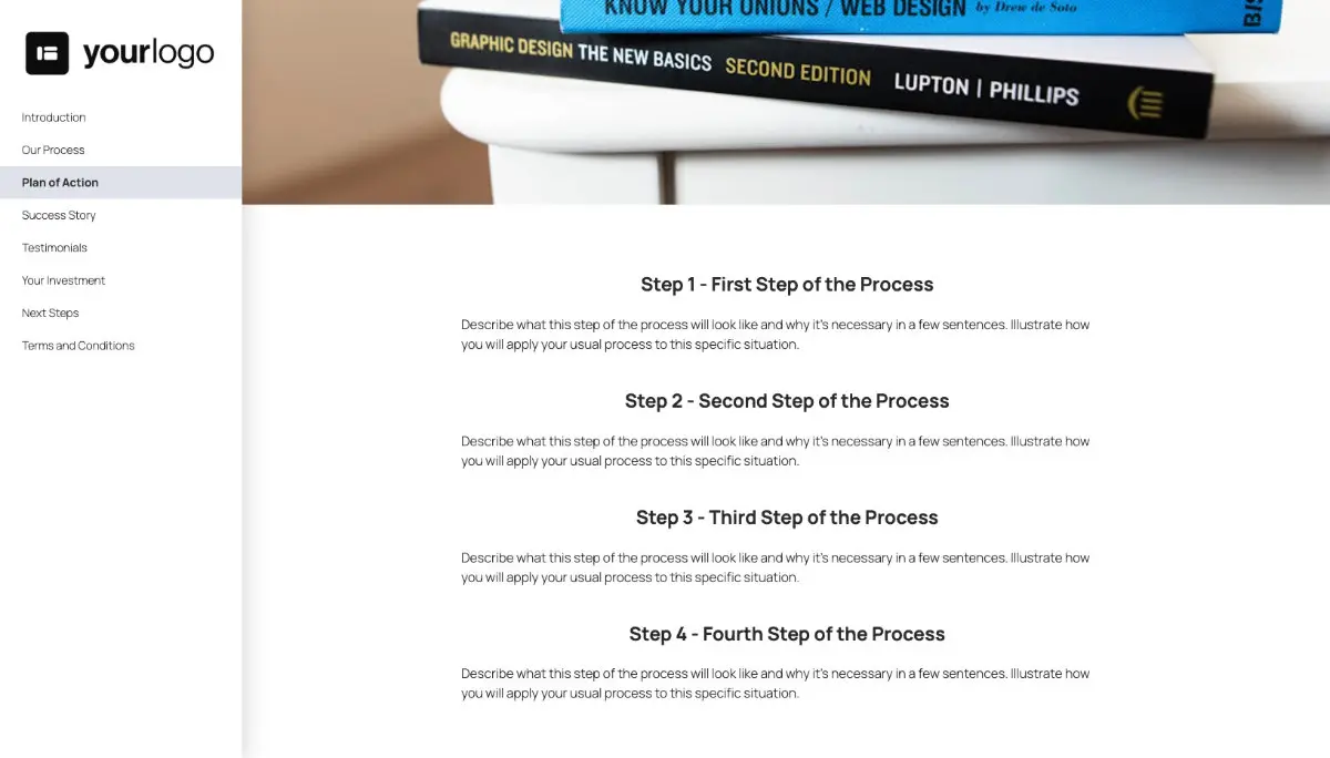 General Service Proposal Template - Purple Slide 4