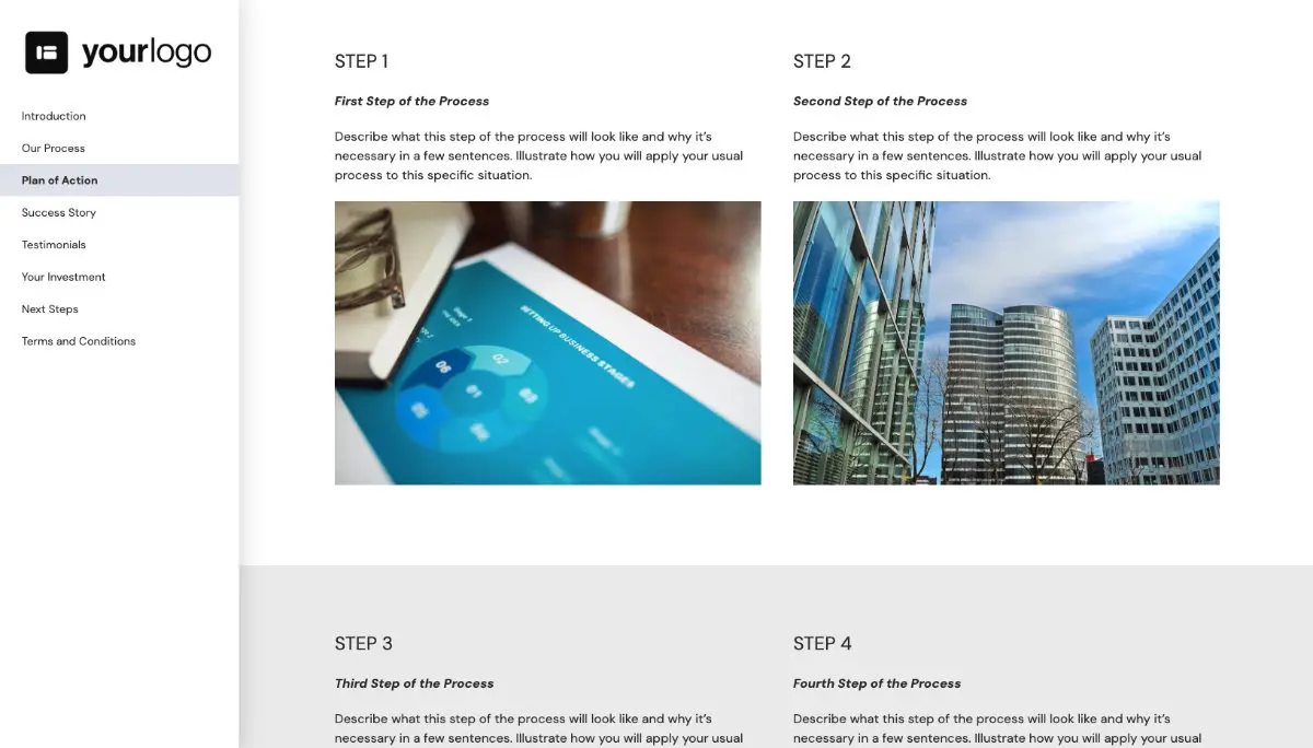 General Service Proposal Template - Gray - Presenting your plan of action