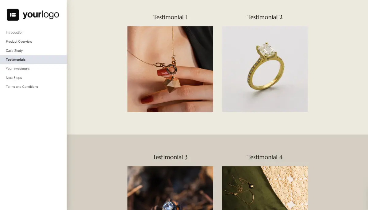 General Product Proposal Template - Cream Slide 5