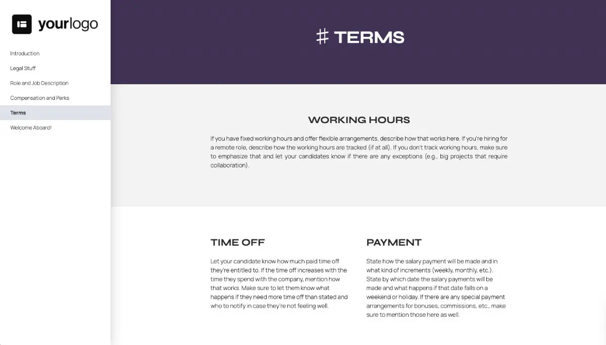 Social Media Manager Job Offer Template Slide 6