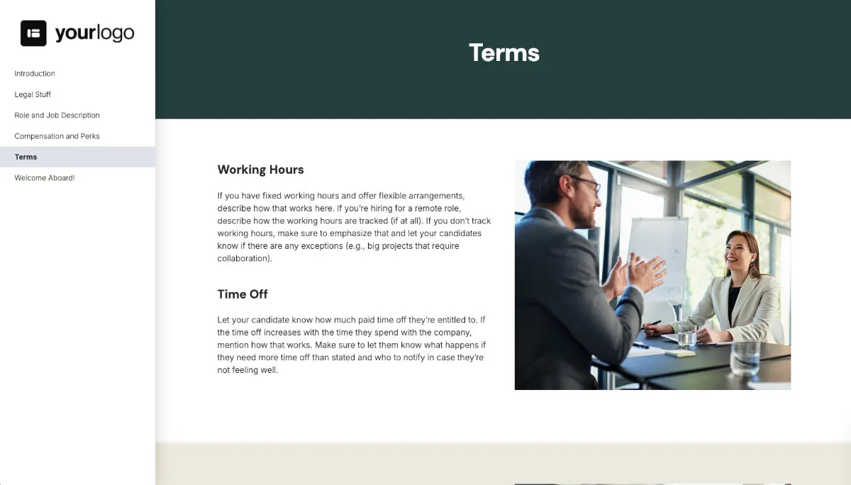 Recruiter Job Offer Template Slide 6