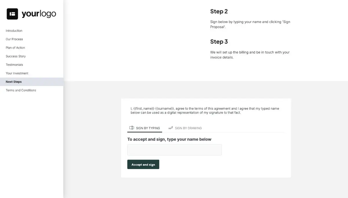General Service Proposal Template - Green Slide 8