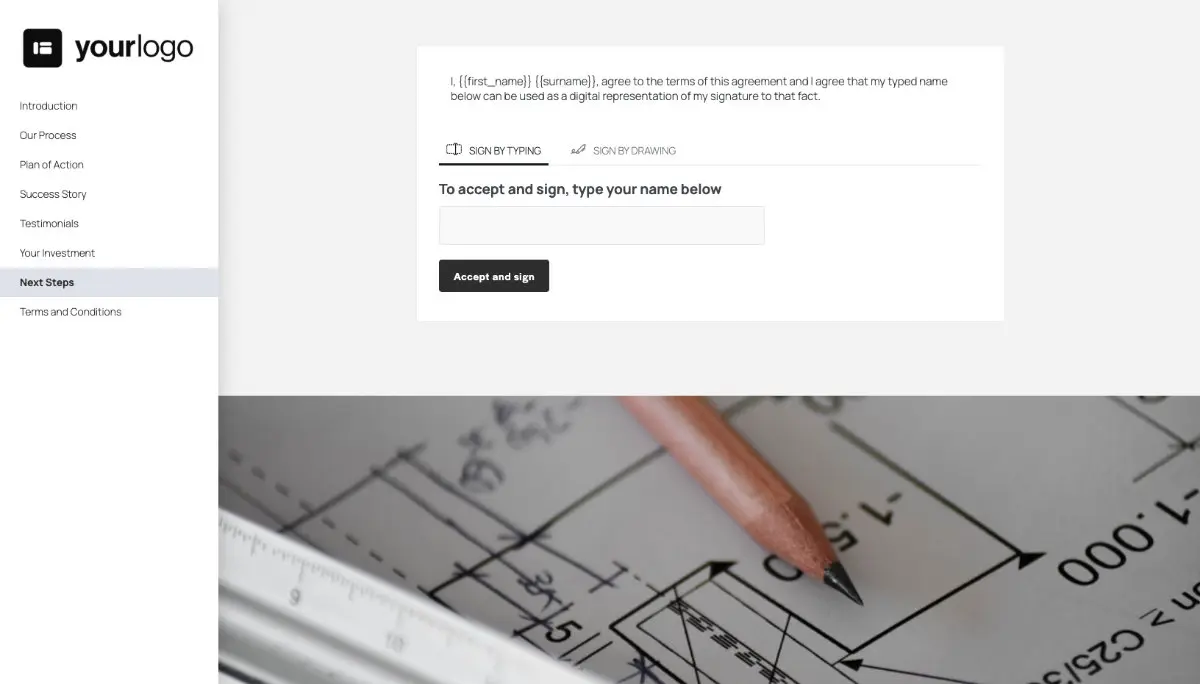 General Service Proposal Template - Dark Gray Slide 8