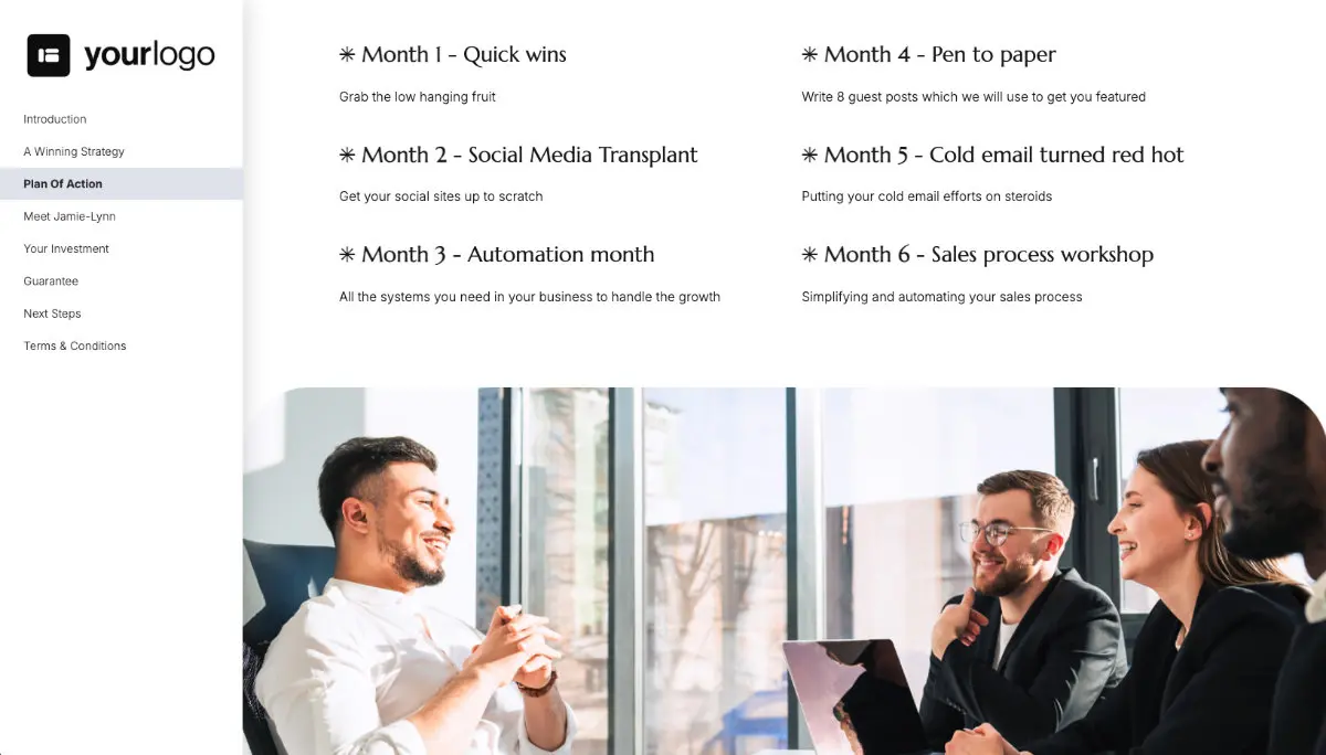 Business Consulting Proposal Template Slide 4