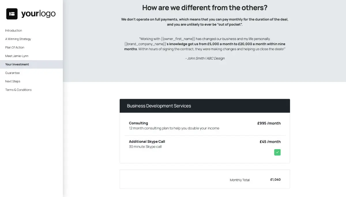 Business Development Proposal Template Slide 6
