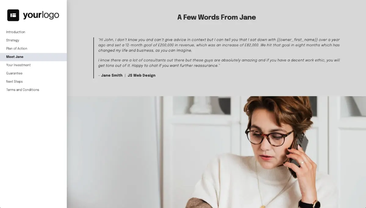 Consulting Proposal Template - Case study example