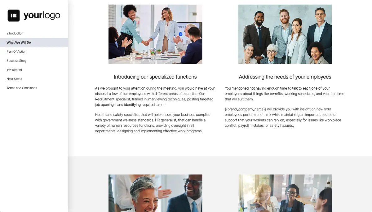Human Resources Proposal Template Slide 3