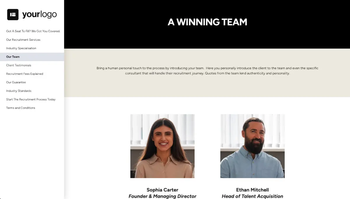 Recruitment Proposal Template Slide 5