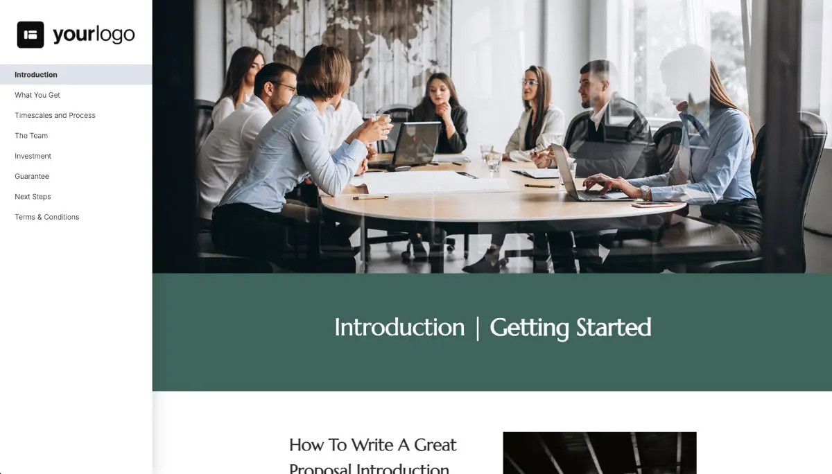 Sales Proposal Template Slide 2