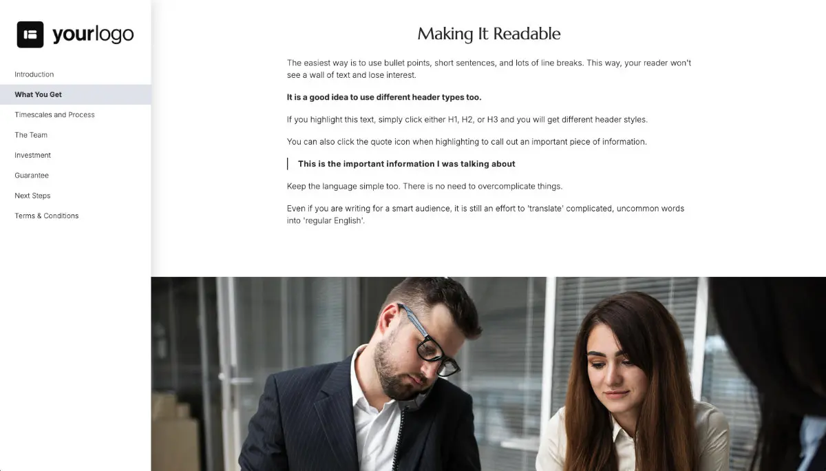 Sales Proposal Template Slide 3