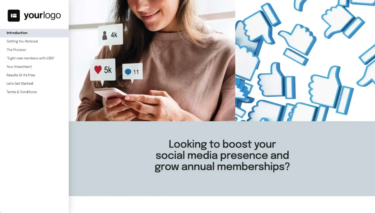 Social Media Consulting Proposal Template Slide 2