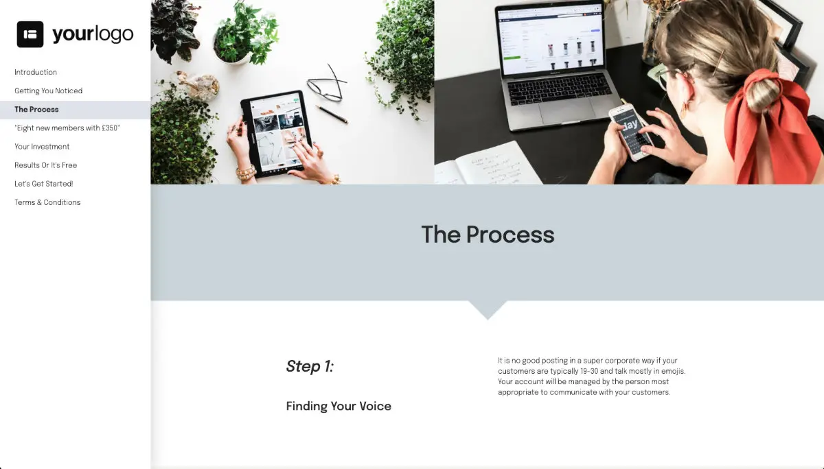 Social Media Consulting Proposal Template Slide 4