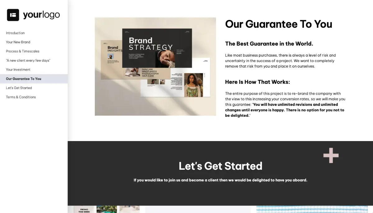 Brand Design Proposal Template Slide 7