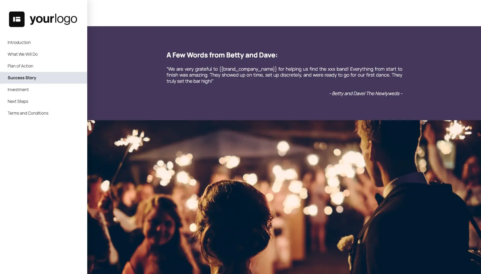 Entertainment Proposal Template Slide 5