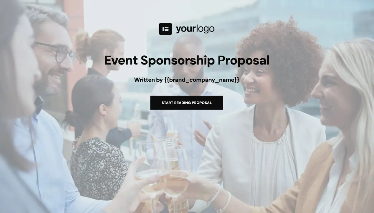 Event Sponsorship Proposal Template