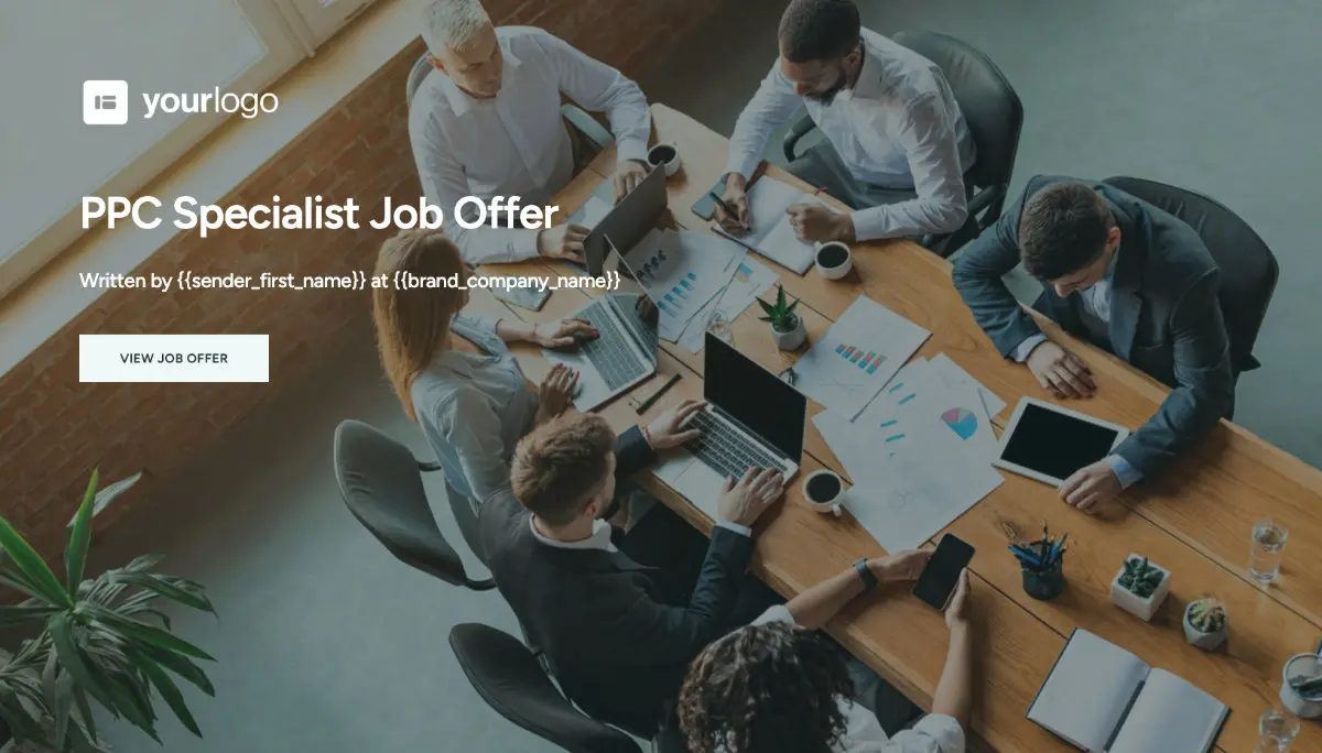 PPC Specialist Job Offer Template