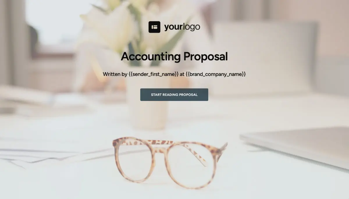 Accounting Proposal Template