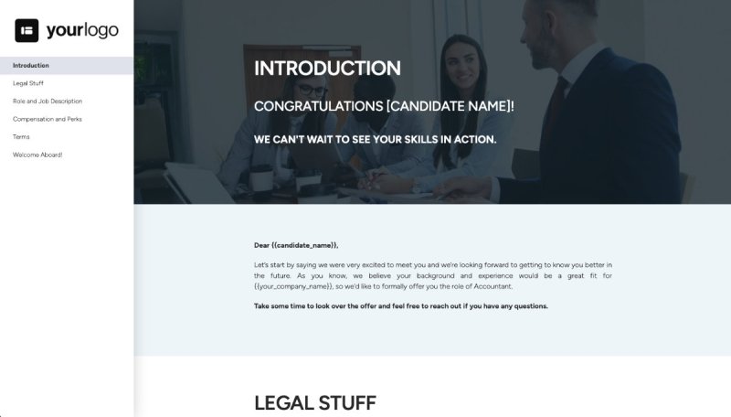 Accountant Job Offer Template Slide 2