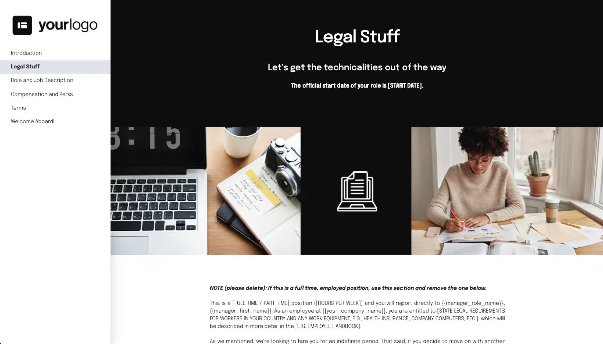 Content Writer Job Offer Template Slide 3