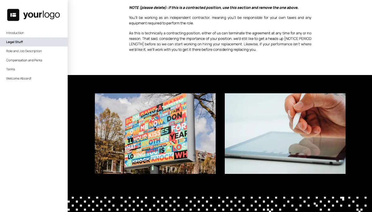 Graphic Designer Job Offer Template Slide 3