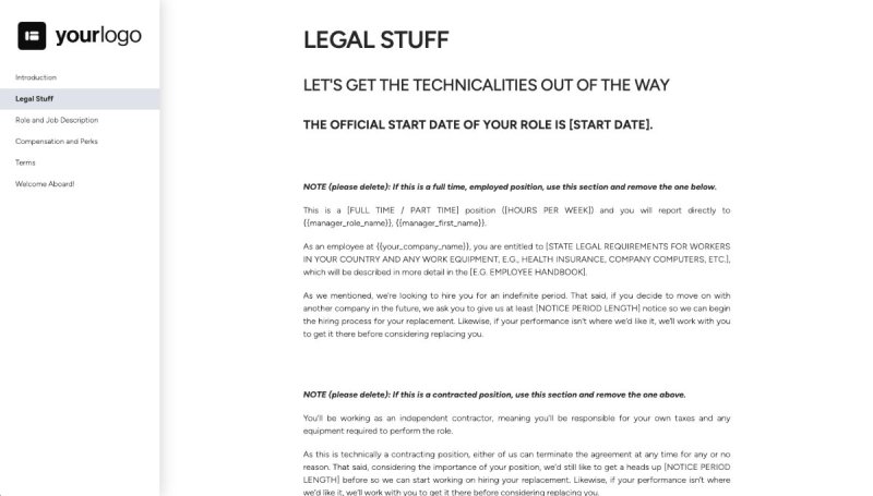 Accountant Job Offer Template - The Essentials