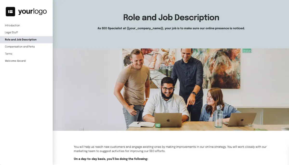 SEO Specialist Job Offer Template Slide 4