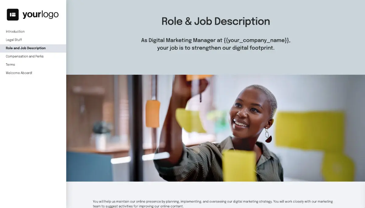 Digital Marketing Manager Job Offer Template Slide 4