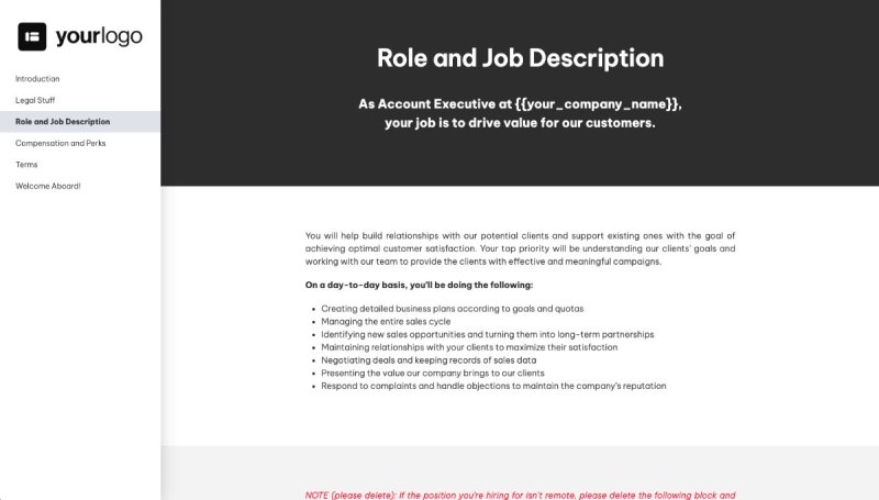 Account Executive Job Offer Template Slide 4
