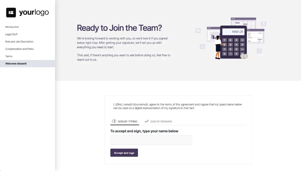 Bookkeeper Job Offer Template - Offer Acceptance Made Simple