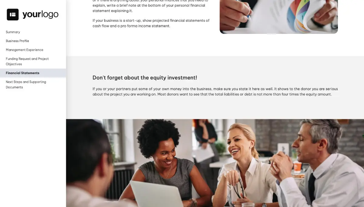 Funding Proposal Template Slide 6