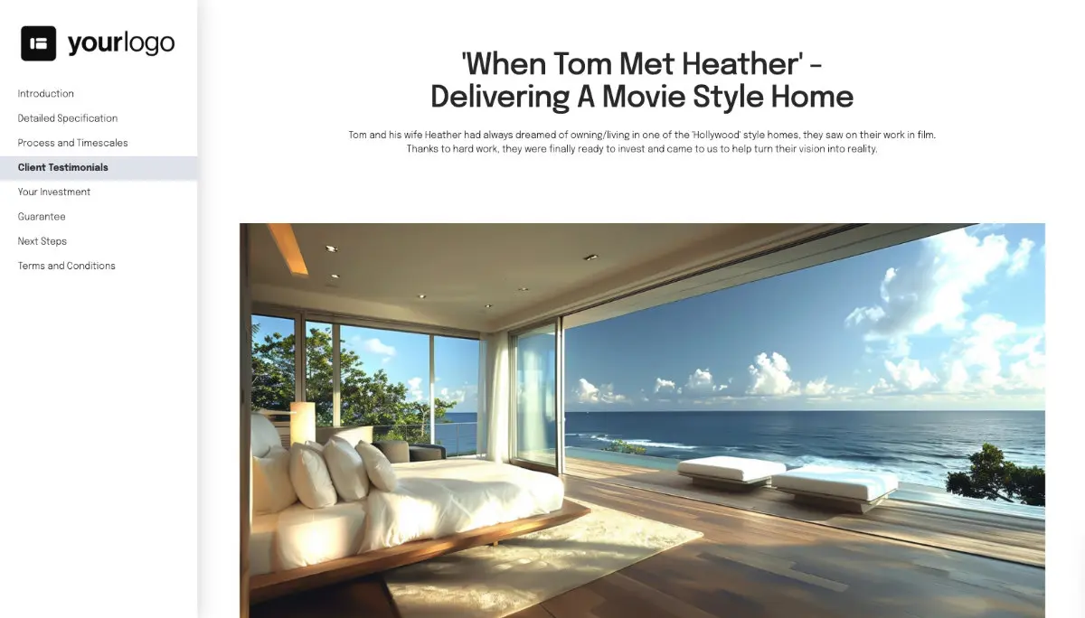 Architecture Proposal Template - Case study example