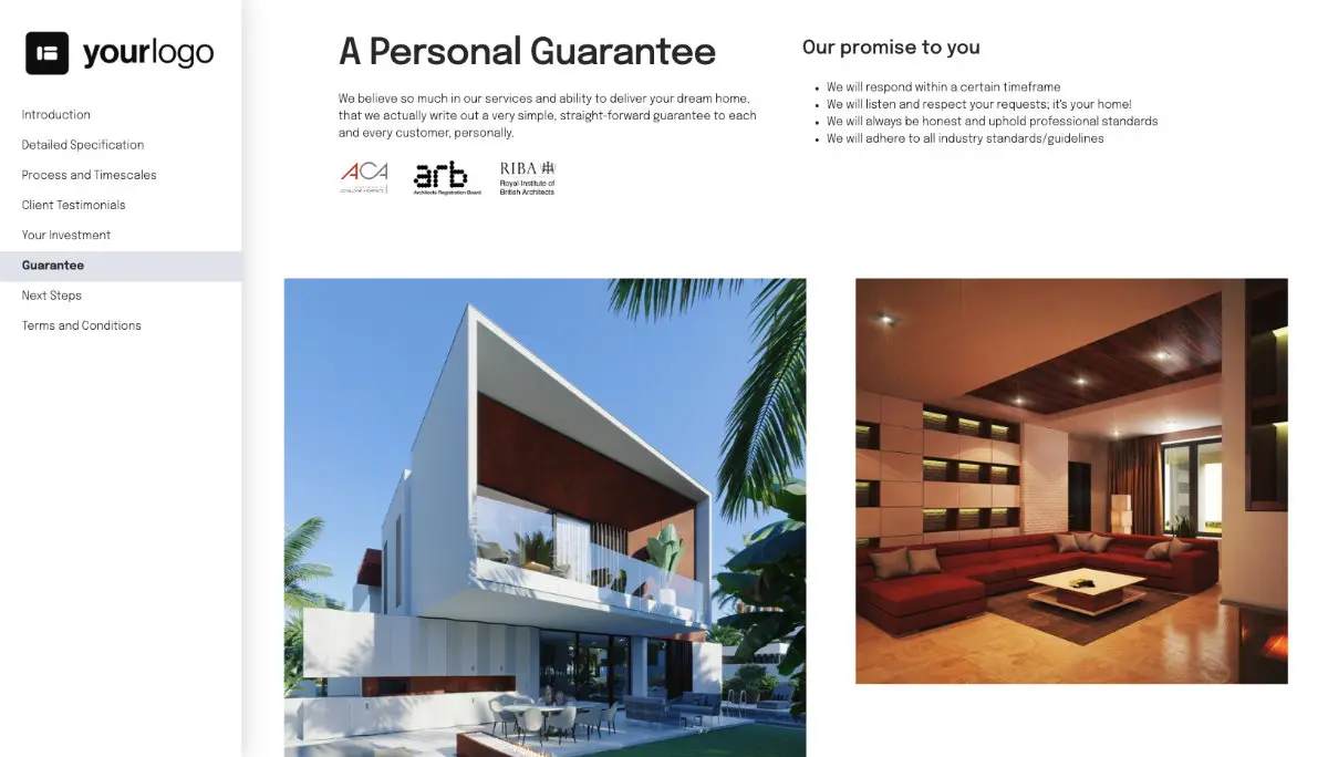 Architecture Proposal Template Slide 7