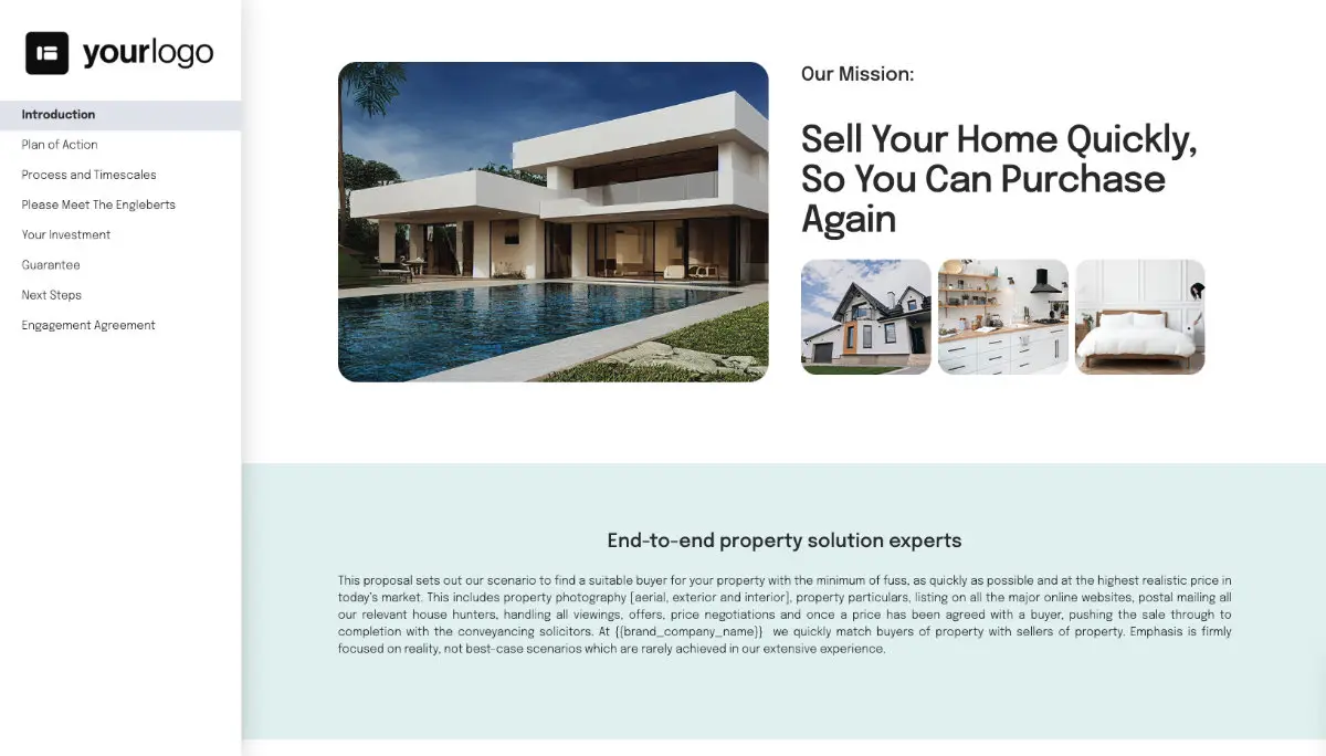 Estate Agent Proposal Template Slide 2