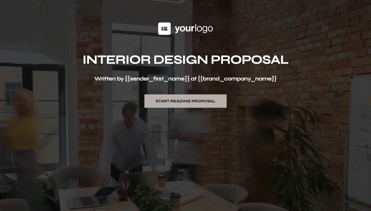 Interior Design Proposal Template