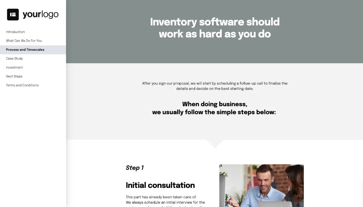 Inventory Proposal Template Slide 4