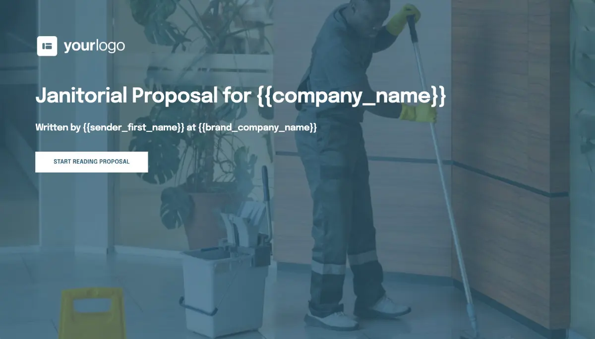 Janitorial Proposal Template