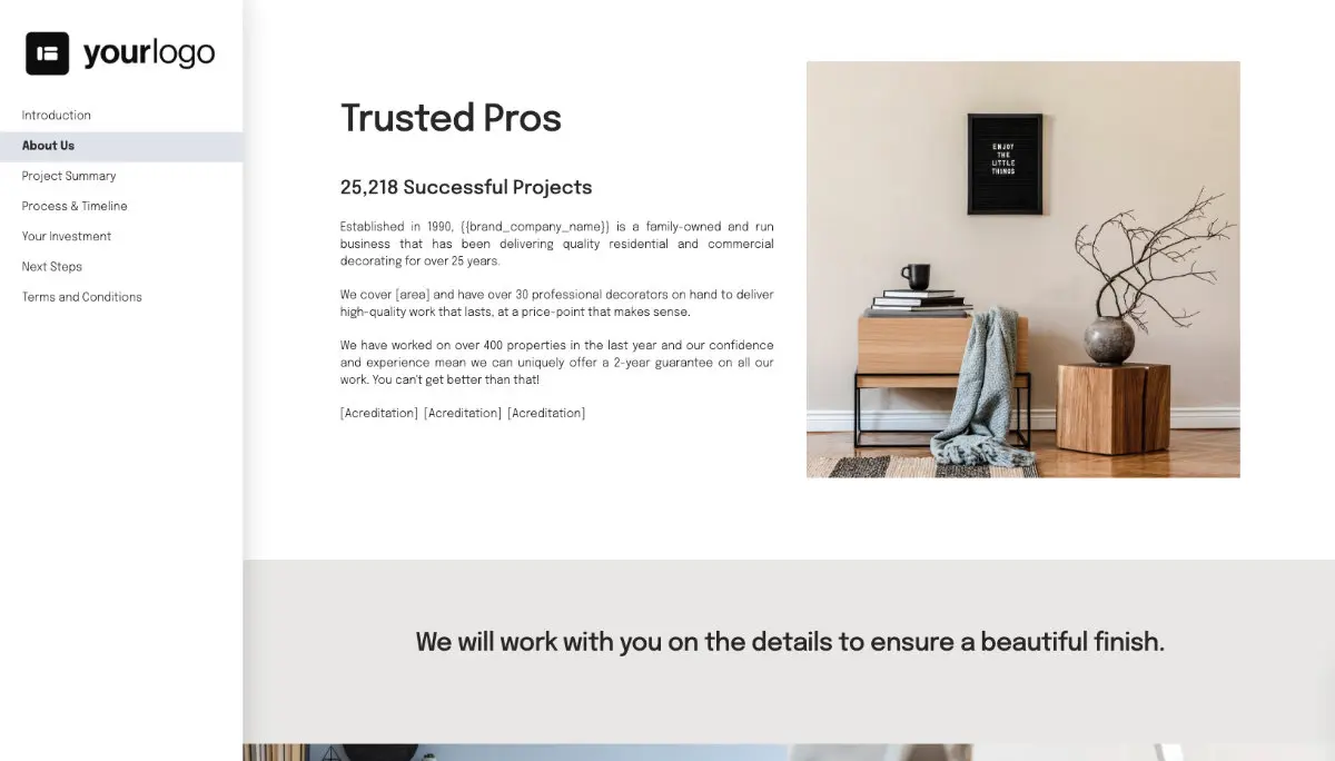 Painting Proposal Template - Case study example